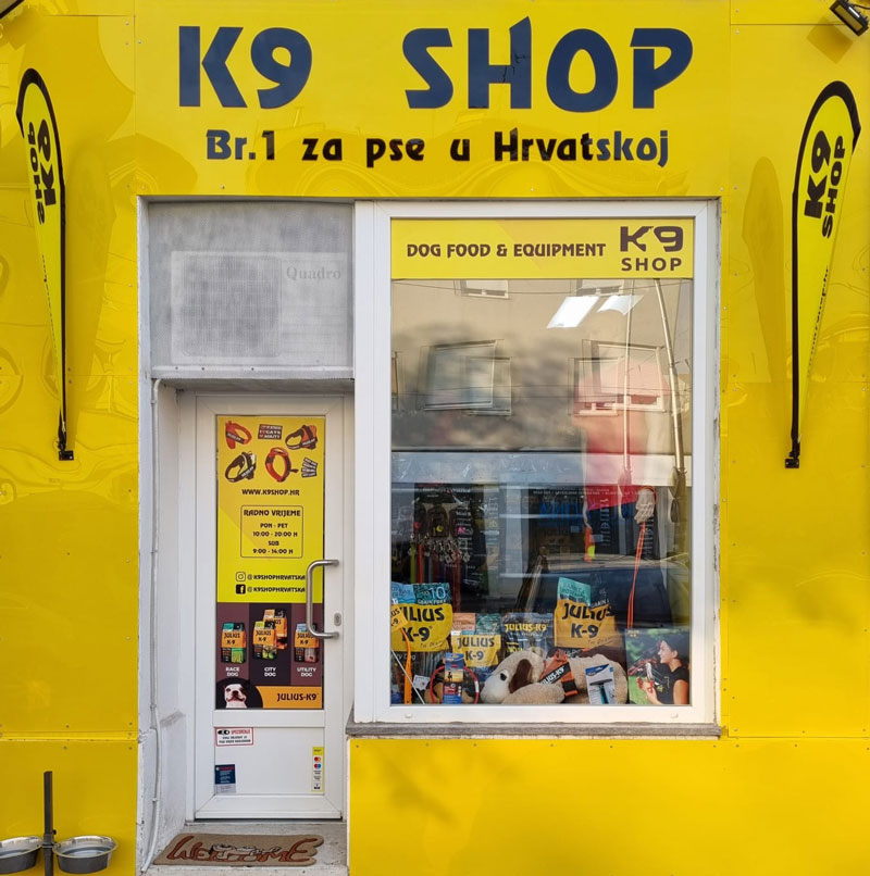 K9 shop lokacija Zagreb