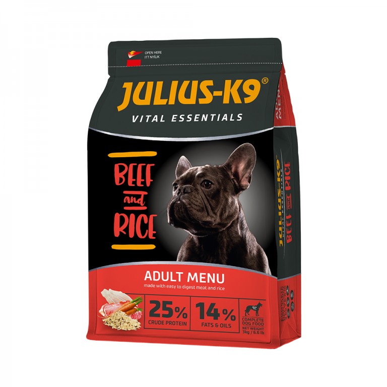 Julius-K9® Highpremium Govedina & riža, za odrasle pse