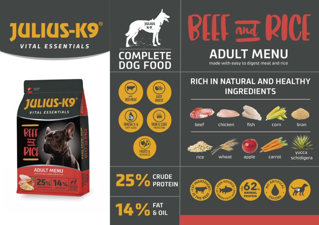 Julius-K9® Highpremium Govedina & riža, za odrasle pse - Slika 2