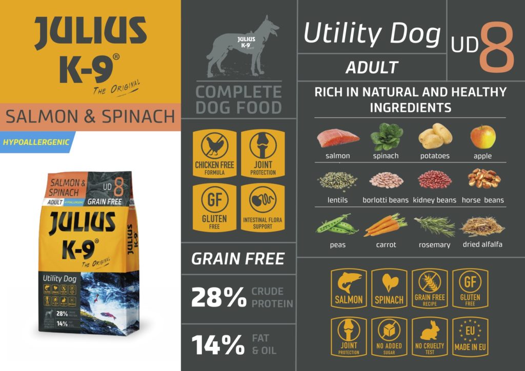 Julius-K9® Superpremium Grainfree Losos, za odrasle pse - Slika 2