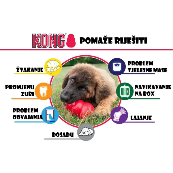 Kong Classic sa užetom XL Igračka za pse - Slika 4
