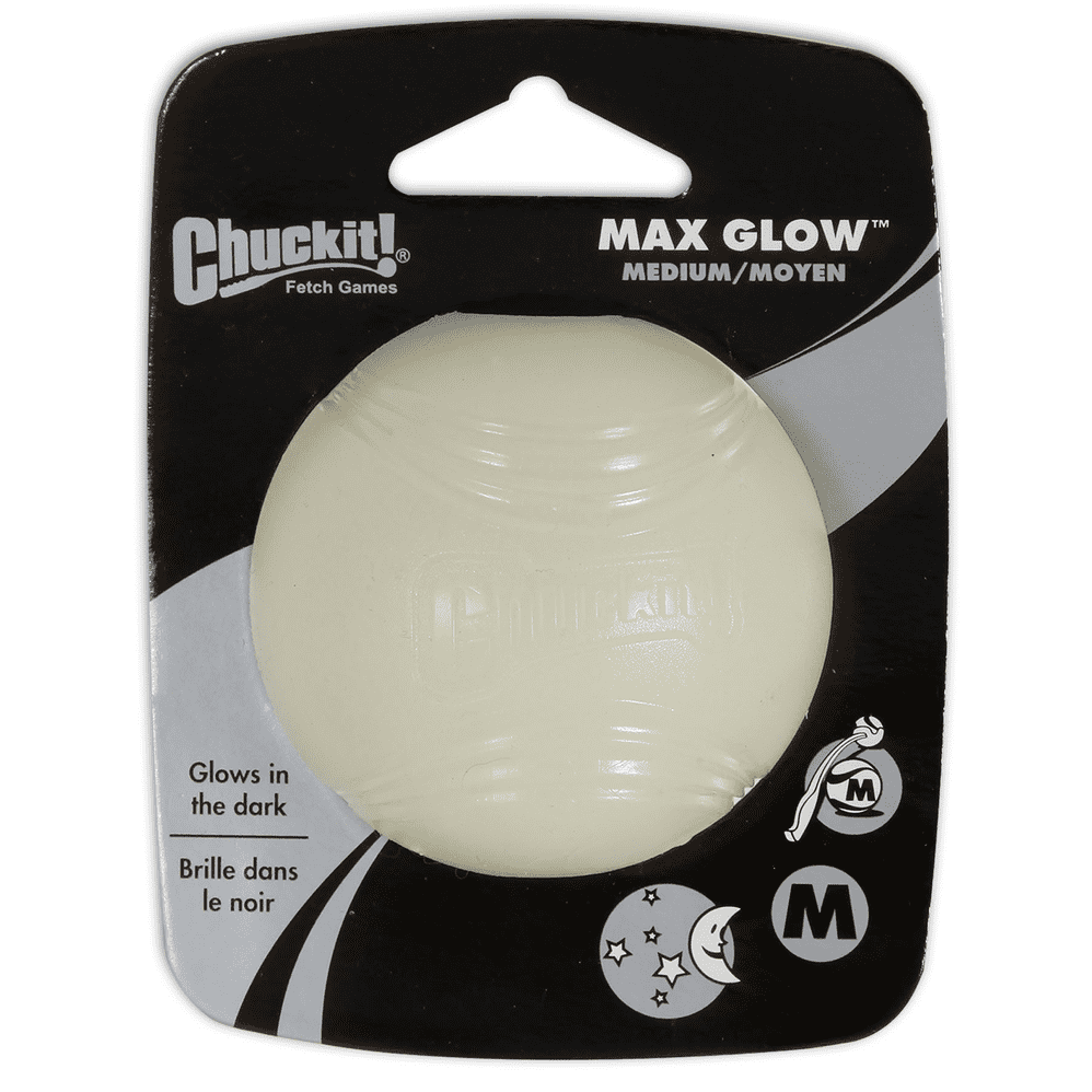 Chuckit Max Glow svijetleća loptica za pse 65 mm
